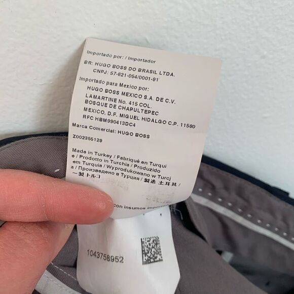 HUGO Boss men’s navy wool dress pant The Jam75/Sharp3 28” inseam - Picture 12 of 15